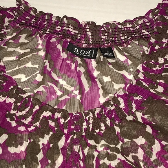 a.n.a Short Sleeve Blouse‎ Shell - Picture 11 of 11